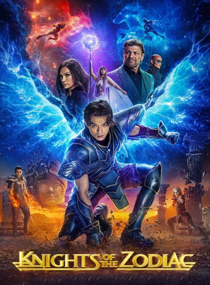 poster of Knights of the Zodiac (2023) Hollywood Movie HDRip