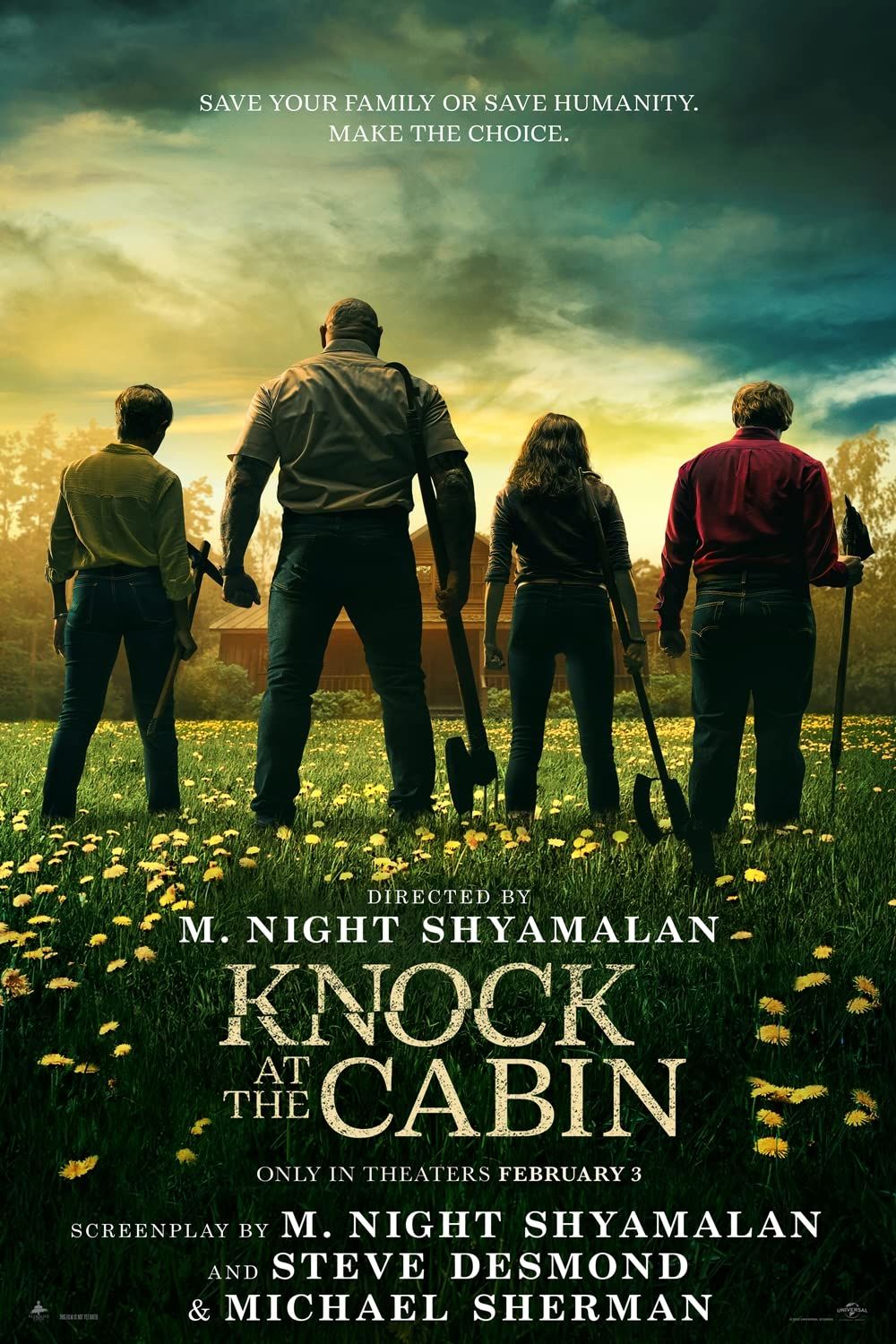 poster of Knock at the Cabin (2023) HDRip