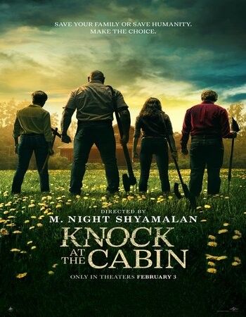 poster of Knock at the Cabin (2023) Hindi Dubbed HDRip