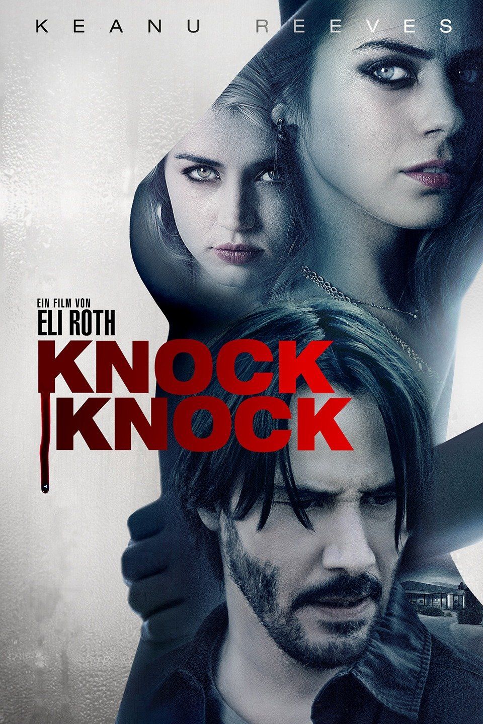 poster of Knock Knock (2015) Hindi Dubbed