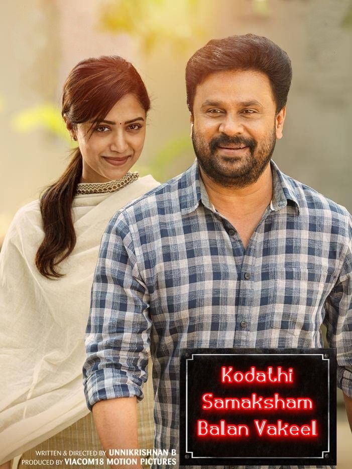 poster of Kodathi Samaksham Balan Vakeel (2019) UNCUT Hindi Dubbed HDRip