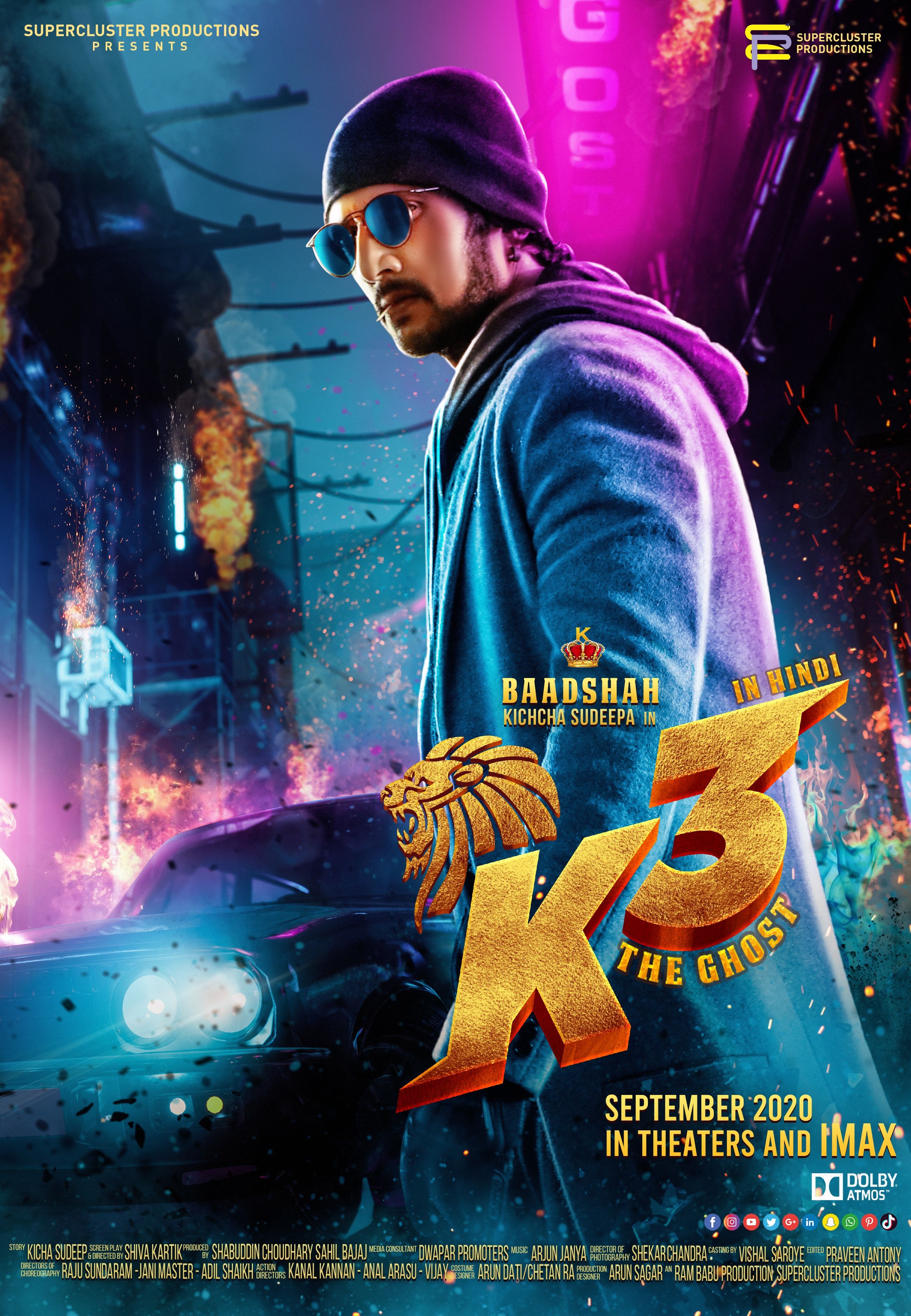 poster of Kotigobba 3 (2021) Hindi ORG Dubbed UNCUT HDRip