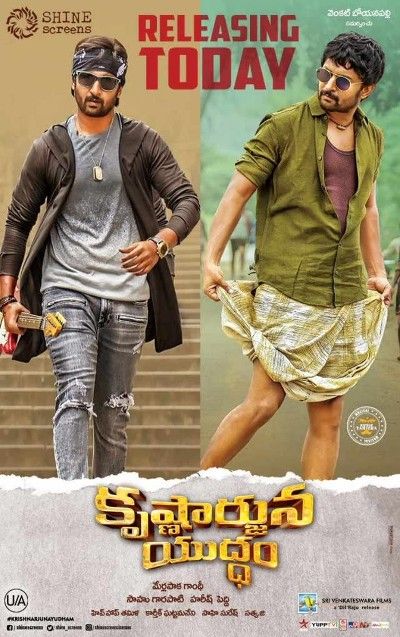 poster of Krishnarjuna Yudham (2018) Hindi Dubbed HDRip