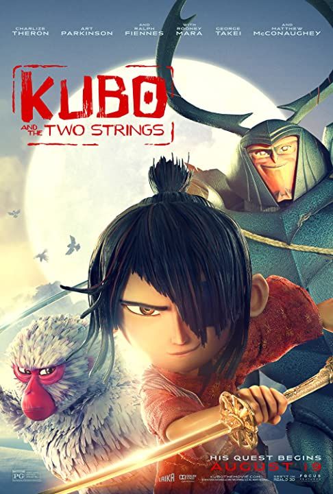 poster of Kubo and the Two Strings (2016) Hindi Dubbed BRRip