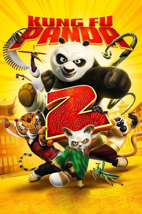 poster of Kung Fu Panda 2 (2011) Hindi Dubbed Movie