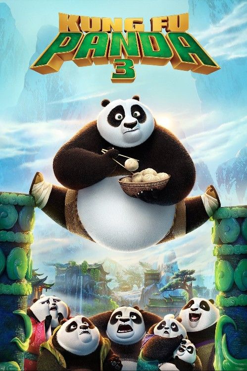 poster of Kung Fu Panda 3 (2016) Hindi Dubbed Movie