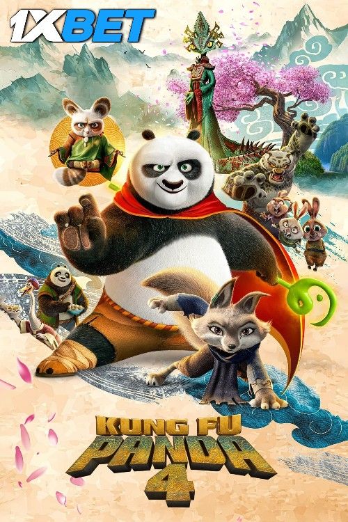 poster of Kung Fu Panda 4 (2024) Hindi Dubbed Movie