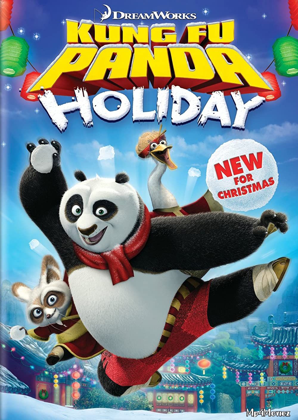 poster of Kung Fu Panda Holiday 2010 Hindi Dubbed Movie