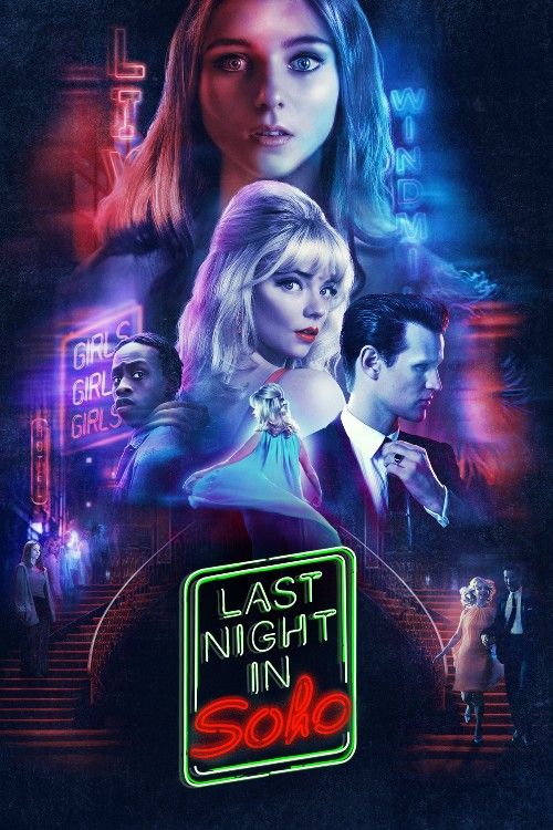 poster of Last Night in Soho (2021) Hindi Dubbed Movie