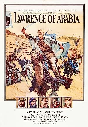 poster of Lawrence of Arabia (Restored Version) 1962 Hindi Dubbed Movie