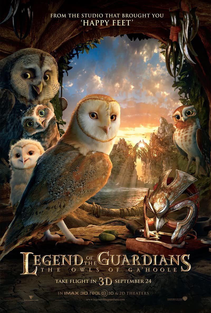 poster of Legend of the Guardians: The Owls of GaHoole (2010) Hindi Dubbed Bluray