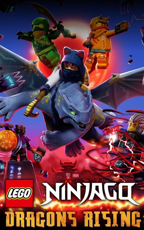 poster of LEGO Ninjago: Dragons Rising (2024) Season 2 Hindi Dubbed Complete Series