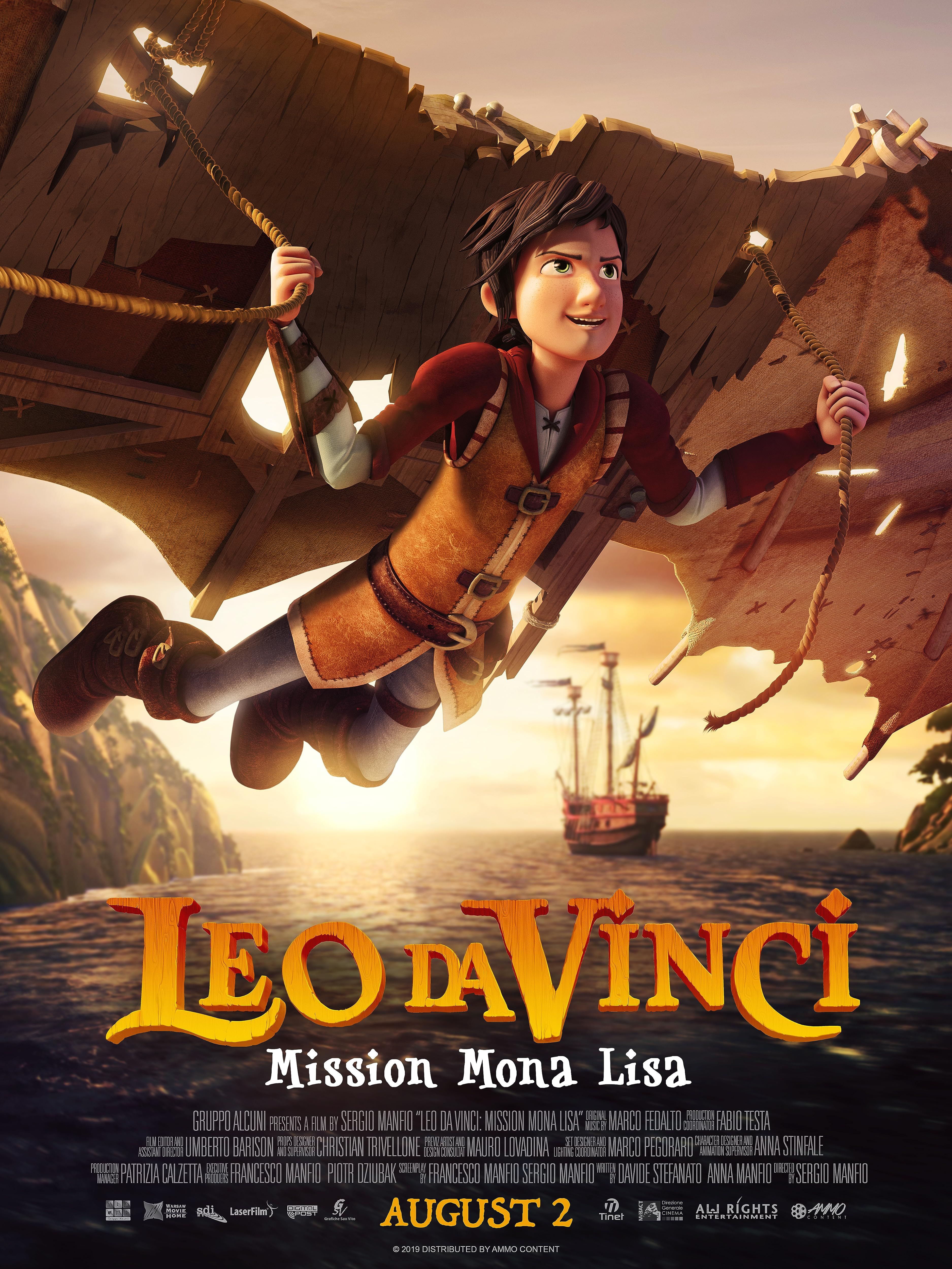 poster of Leo Da Vinci Mission Mona Lisa (2018) Hindi Dubbed