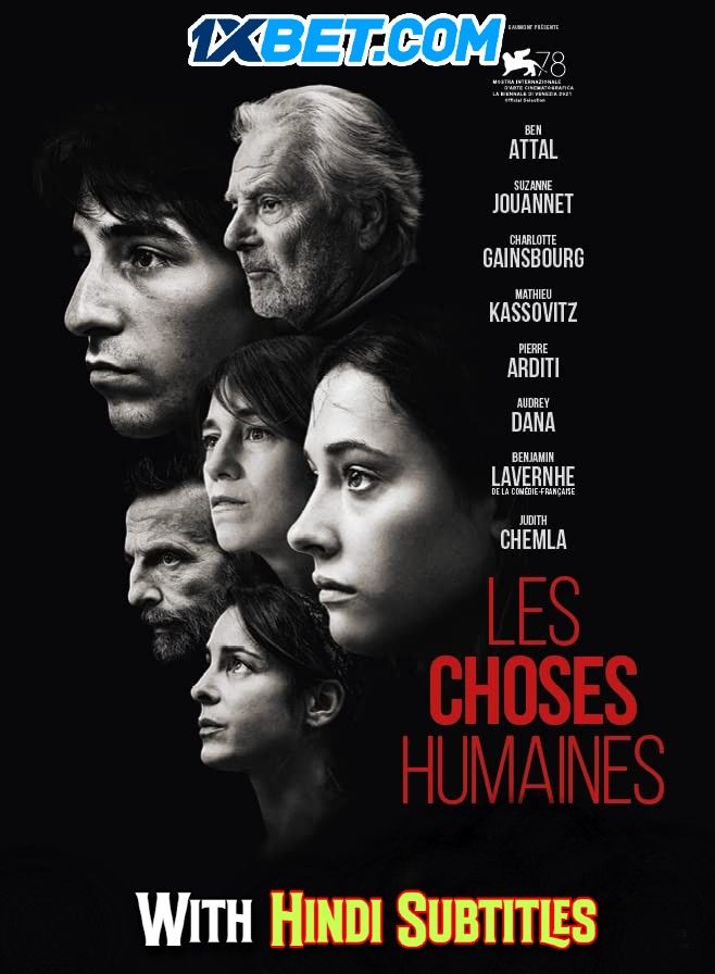 poster of Les Choses Humaines (2021) English (With Hindi Subtitles) CAMRip