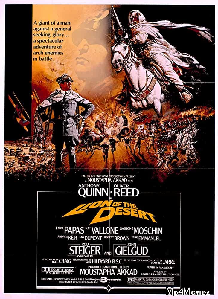 poster of Lion of the Desert 1980 Hindi Dubbed Movie