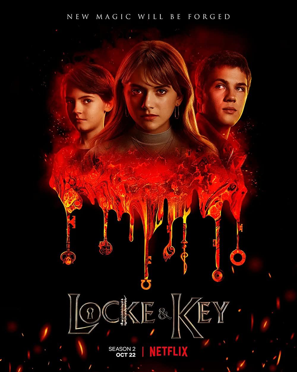 poster of Locke and Key: Season 2 (2021) Complete Hindi Dubbed Series