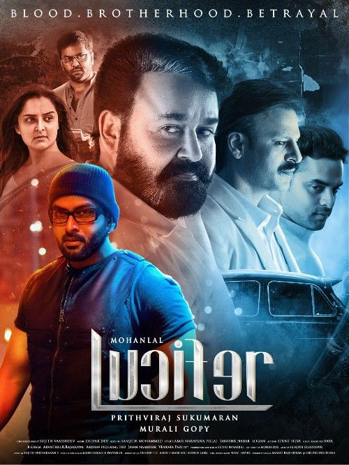 poster of Lucifer (2019) Hindi Dubbed