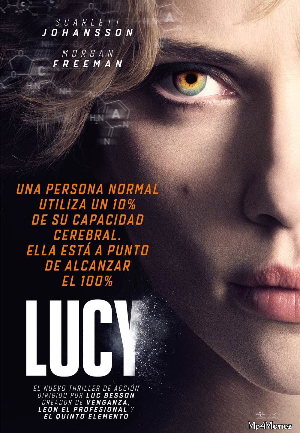 poster of Lucy (2014) Hindi Dubbed BRRip