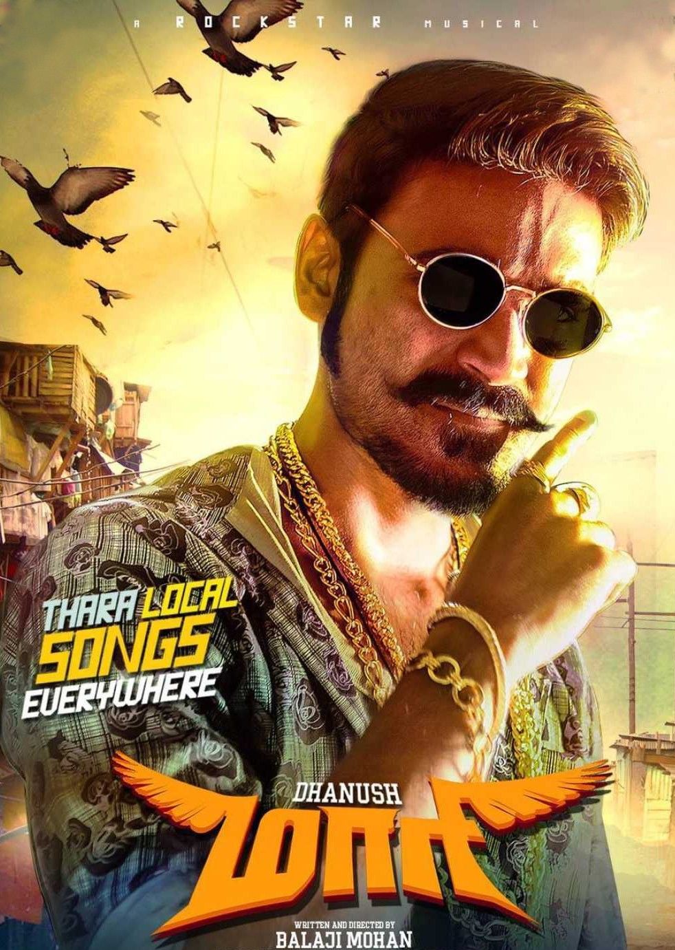 poster of Maari (2015) Hindi Dubbed HDRip