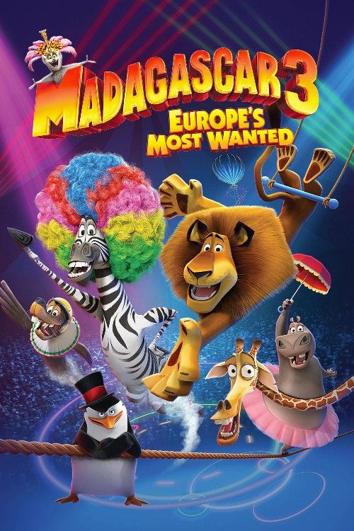 Madagascar 3: Europes Most Wanted (2012) Hindi Dubbed Movie