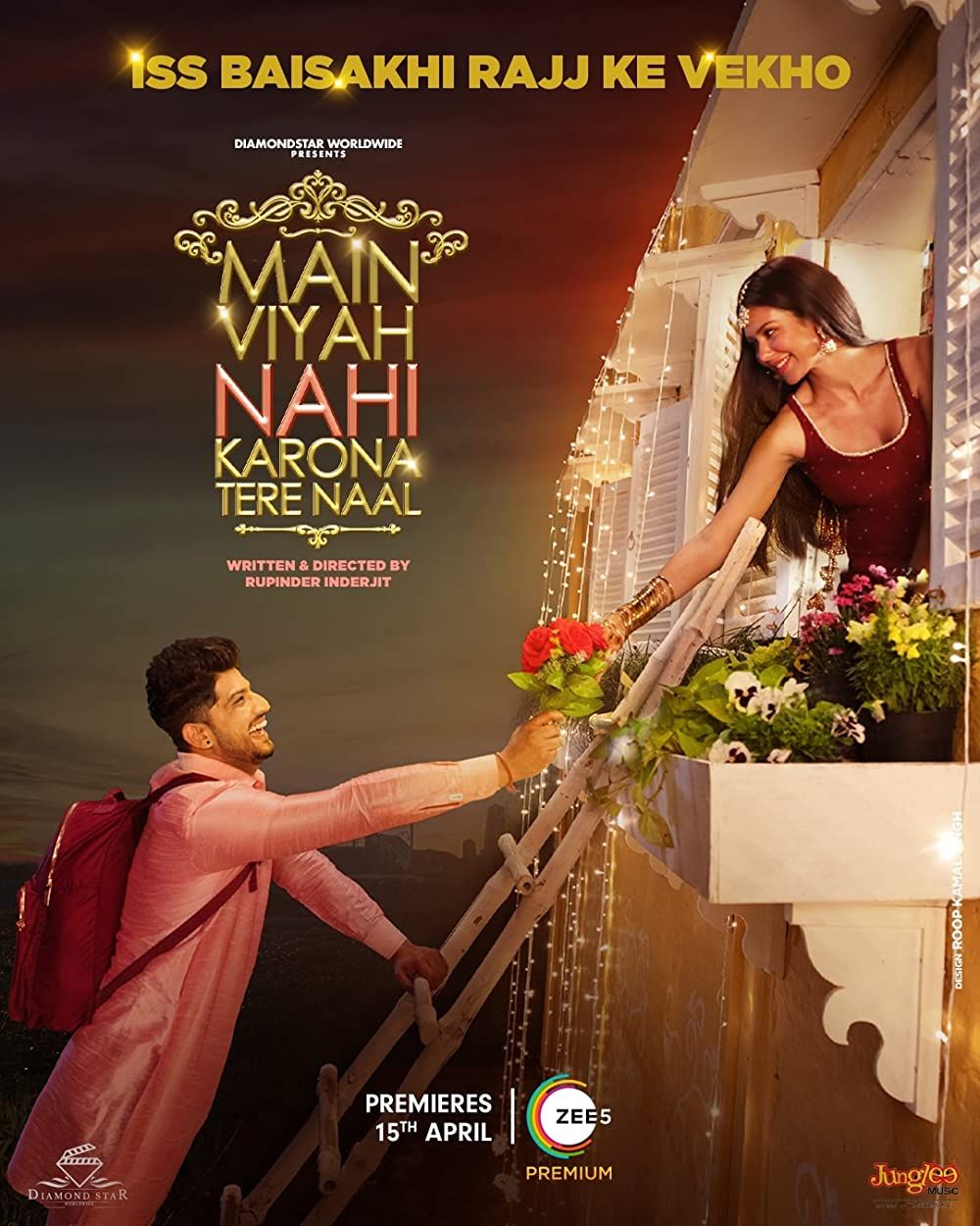 poster of Main Viyah Nahi Karona Tere Naal (2022) Punjabi HDRip