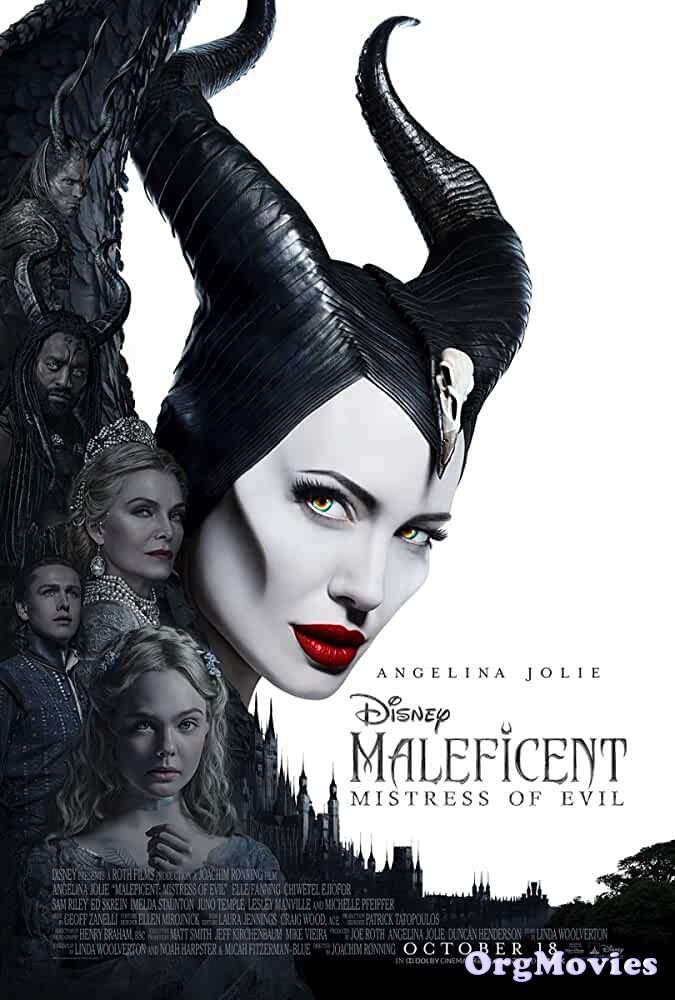 poster of Maleficent Mistress of Evil 2019 Hindi Dubbed