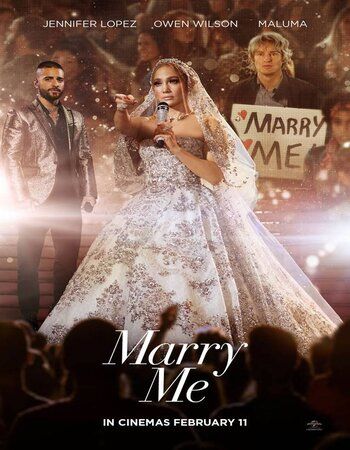 poster of Marry Me (2022) English HDRip