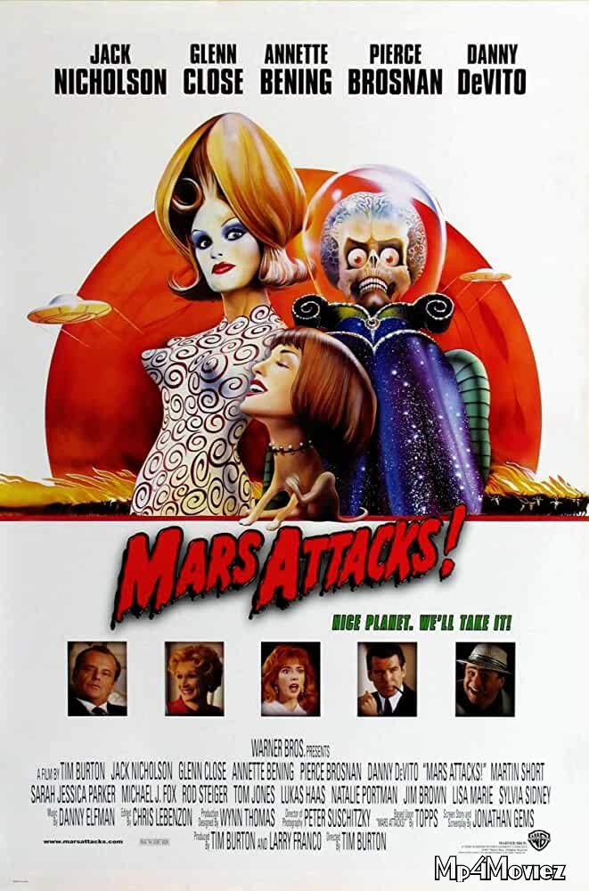 poster of Mars Attacks! 1996 Hindi Dubbed BluRay