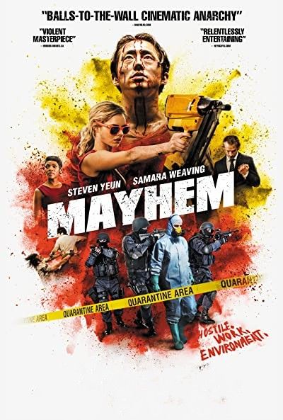 poster of Mayhem (2017) Hindi Dubbed WEB-DL