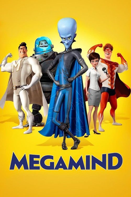 poster of Megamind (2010) ORG Hindi Dubbed Movie