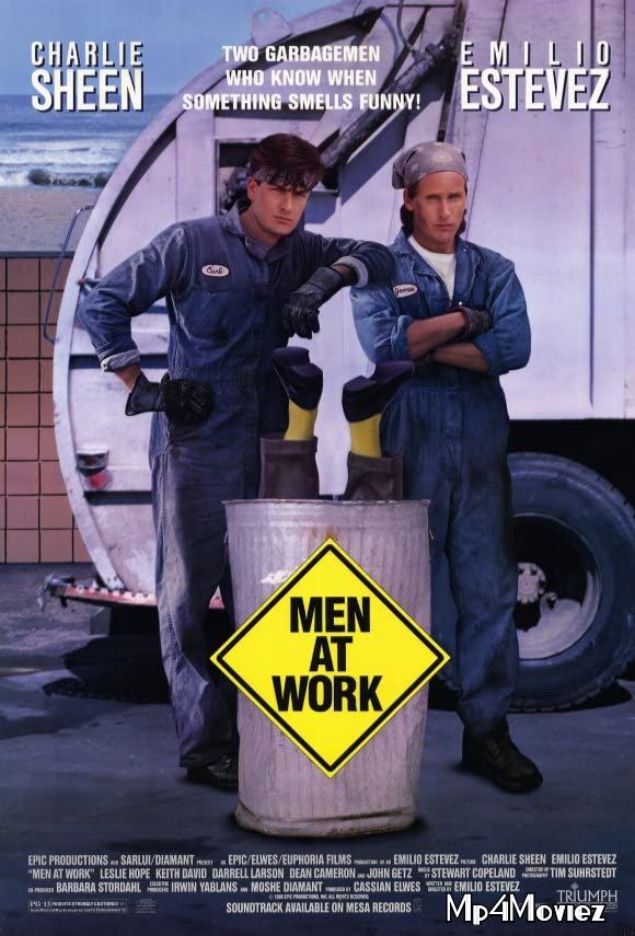 poster of Men at Work 1990 Hindi Dubbed Full Movie