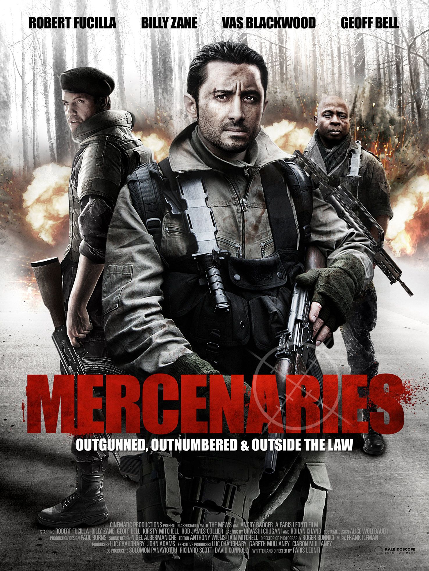 poster of Mercenaries (2011) Hindi Dubbed BluRay