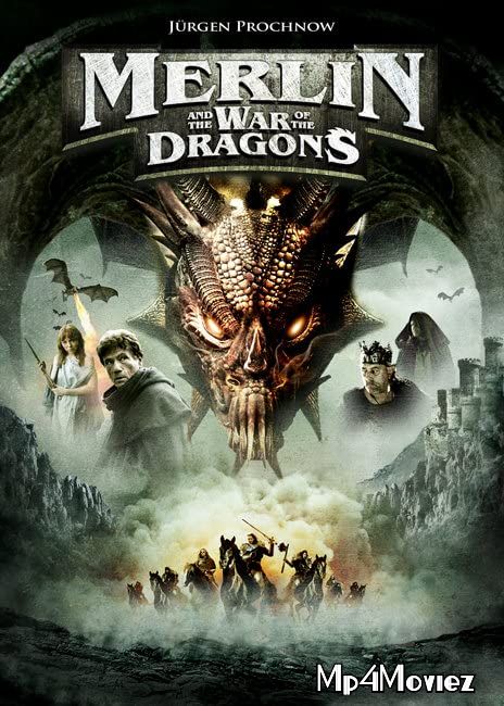 poster of Merlin and the War of the Dragons 2008 Hindi Dubbed Full Movie