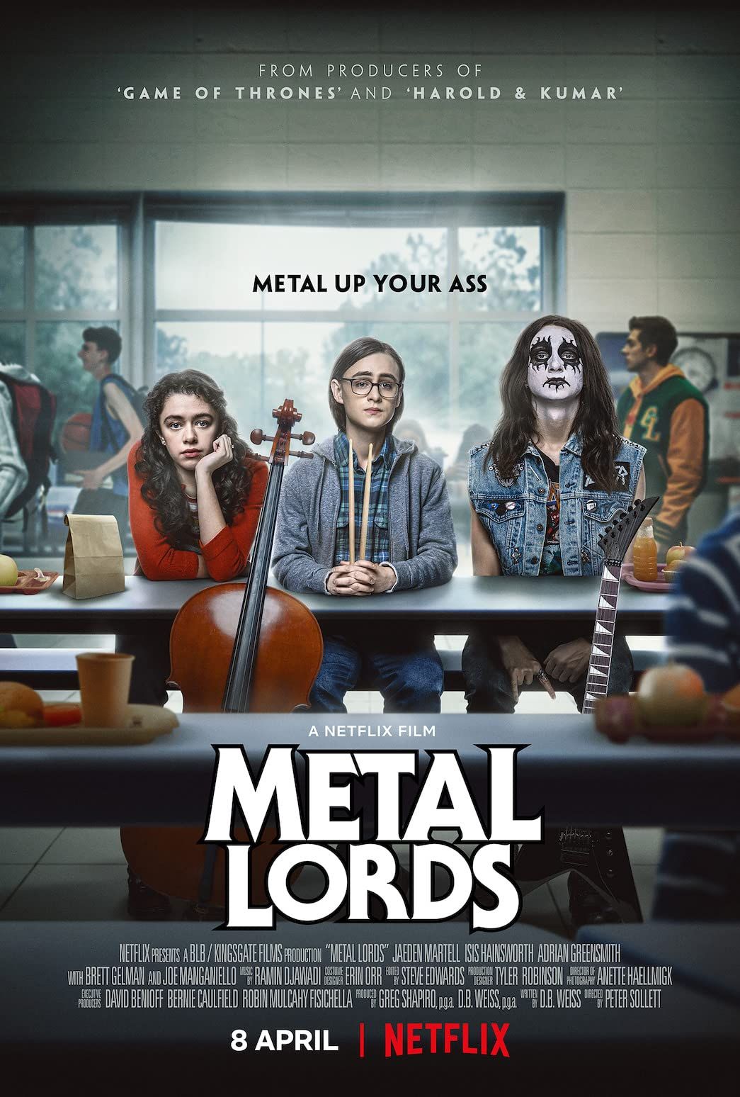 poster of Metal Lords (2022) Hindi Dubbed HDRip