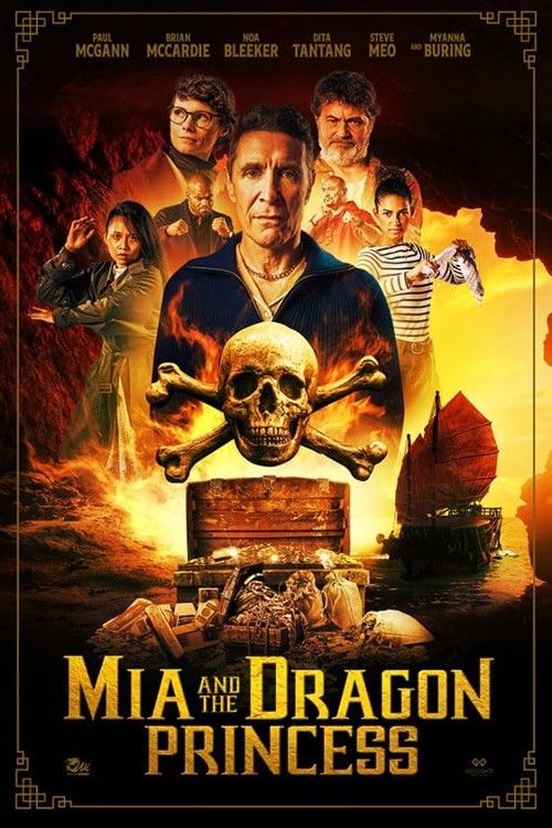 poster of Mia and the Dragon Princess (2023) Hollywood English Movie