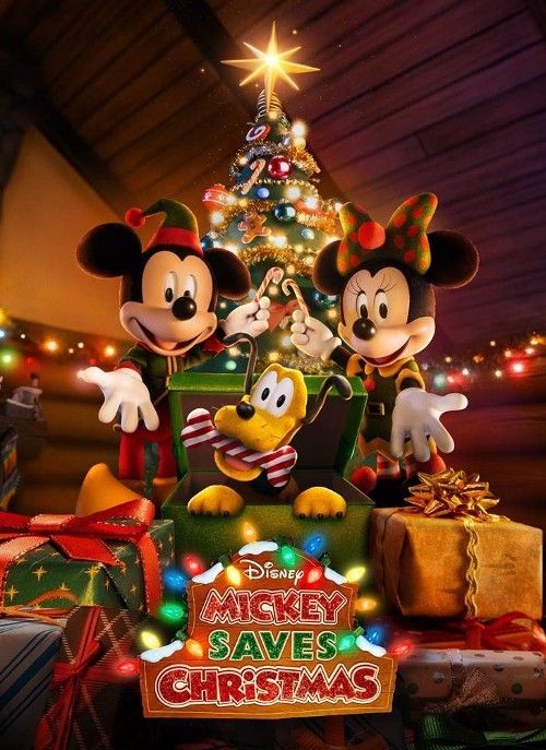 poster of Mickey Saves Christmas (2022) Hindi Dubbed HDRip