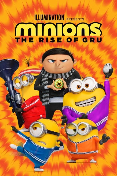 poster of Minions: The Rise of Gru (2022) Hindi Dubbed