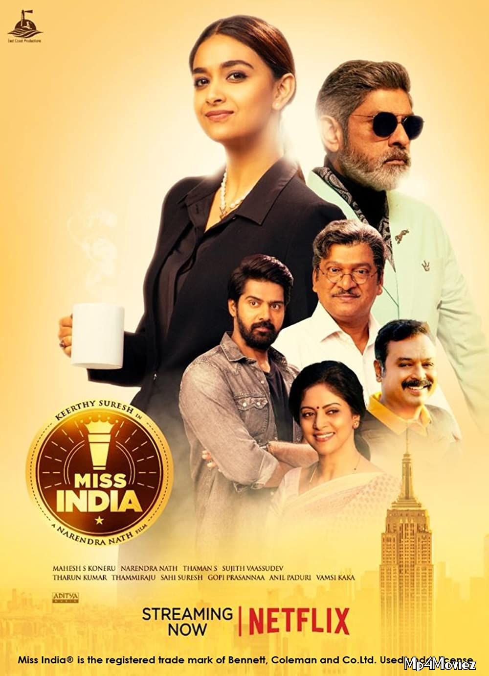 poster of Miss India (2021) Hindi Dubbed HDRip