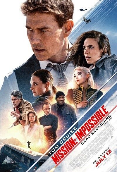 poster of Mission Impossible Dead Reckoning Part One (2023) Hindi (Cleaned) Dubbed HDTC