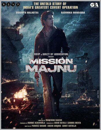 poster of Mission Majnu (2023) Hindi HDRip