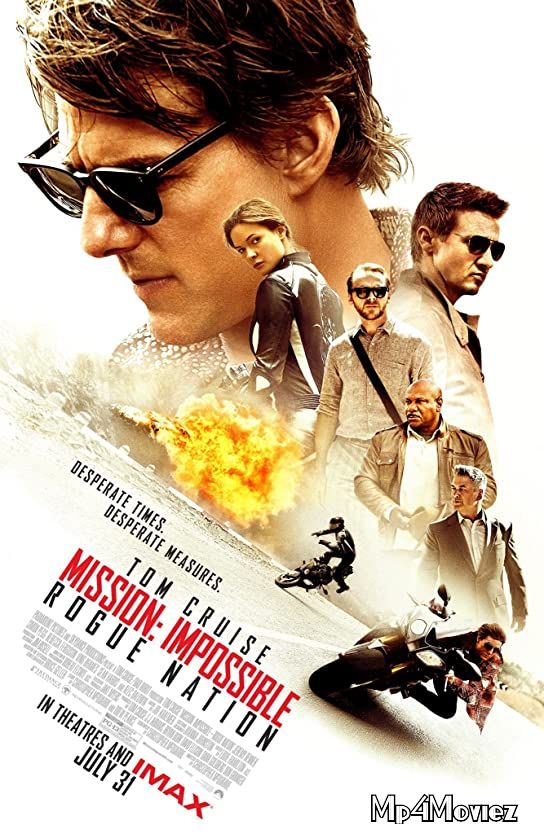 poster of Mission: Impossible - Rogue Nation 2015 Hindi Dubbed BRRip