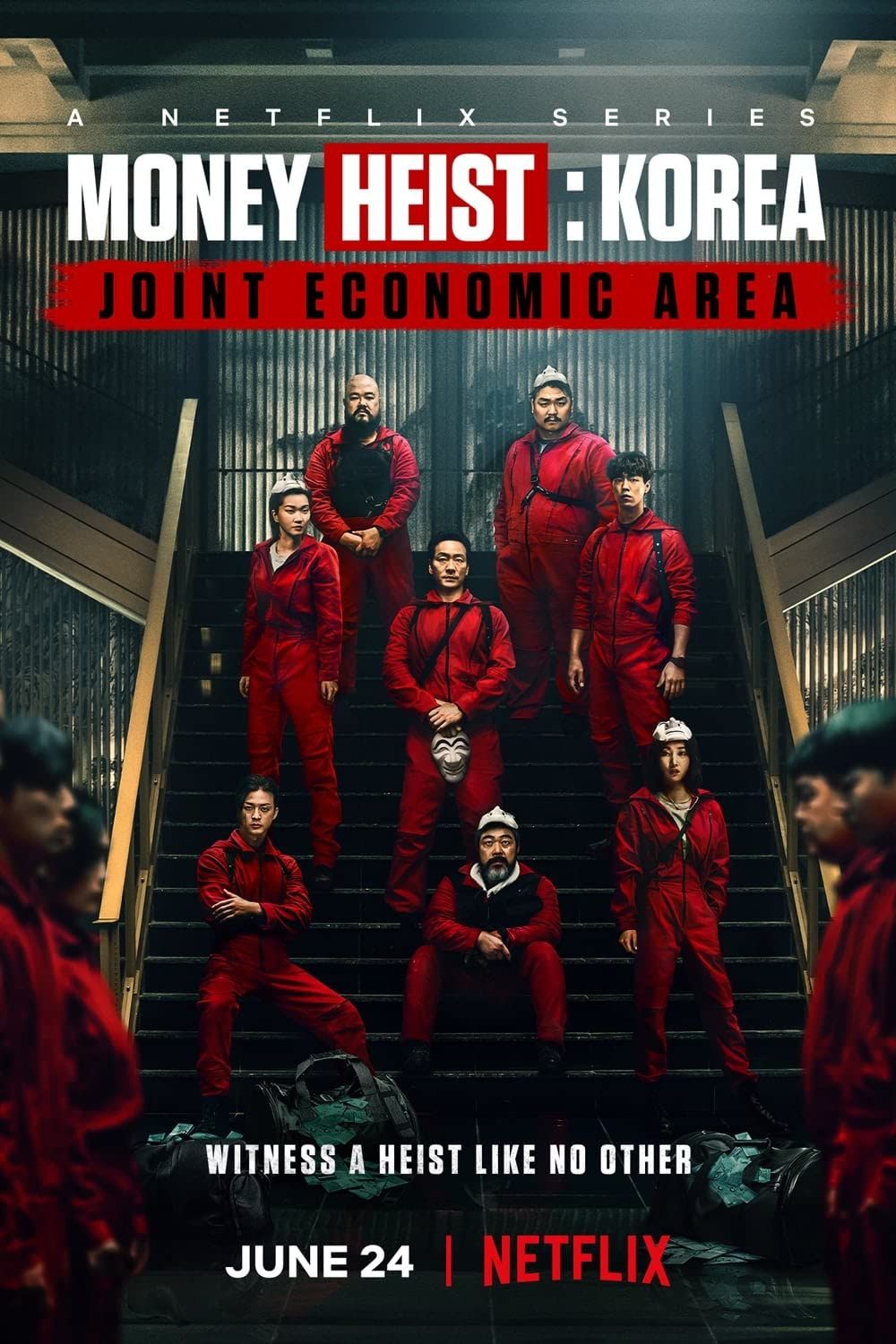 poster of Money Heist Korea Joint Economic Area (2022) S01 Hindi Dubbed HDRip