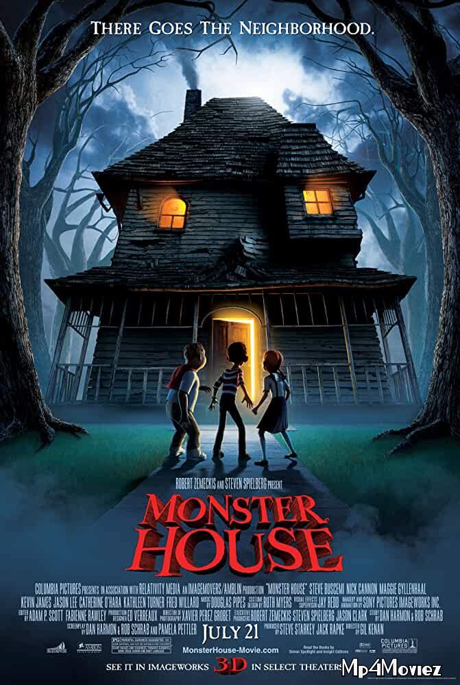 poster of Monster House 2006 Hindi Dubbed Movie