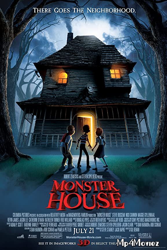 poster of Monster House 2006 ORG Hindi Dubbed Full Movie