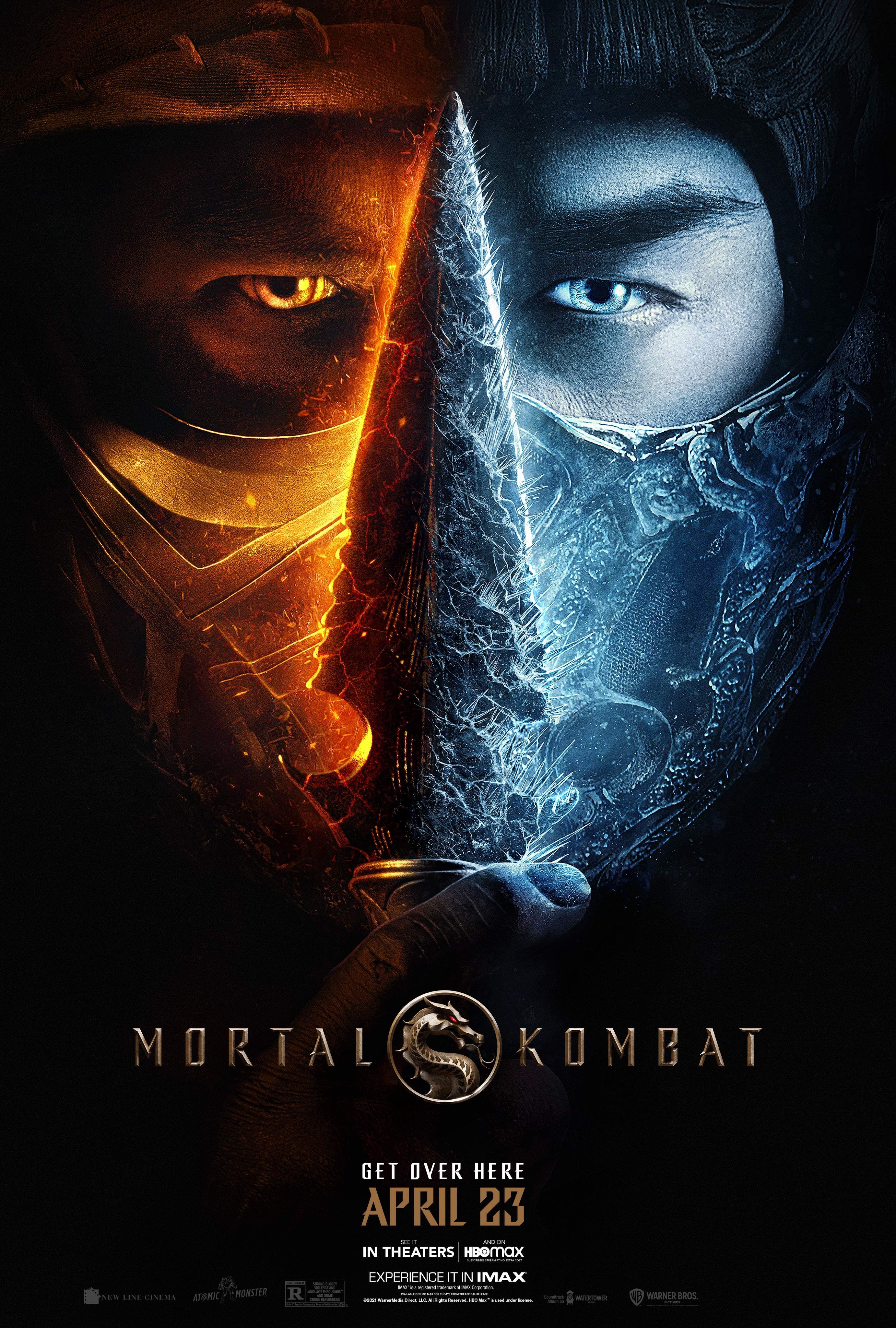 poster of Mortal Kombat (2021) Hindi ORG Dubbed BluRay