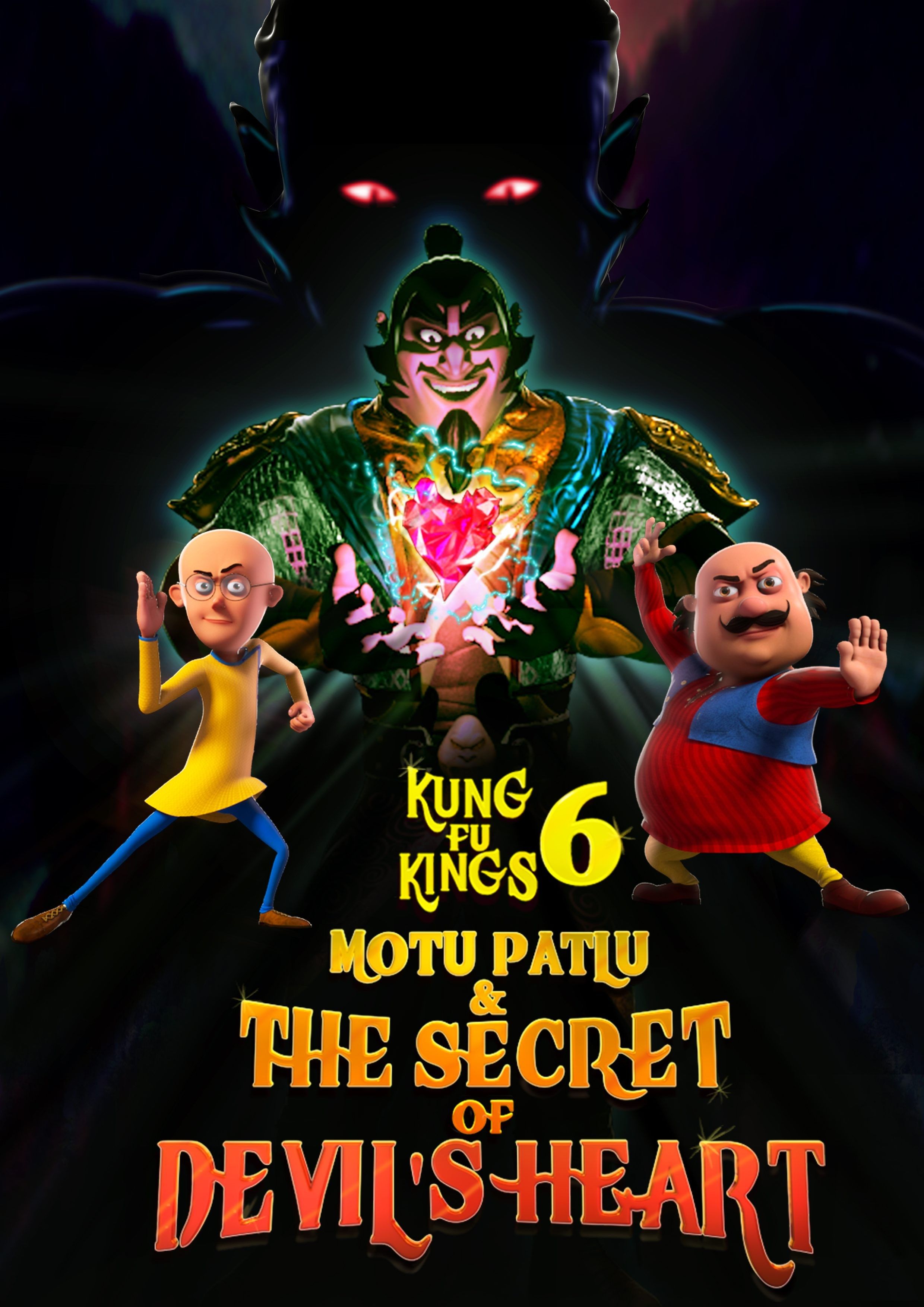 poster of Motu Patlu And The Secret Of Devils Heart (2022) HDRip