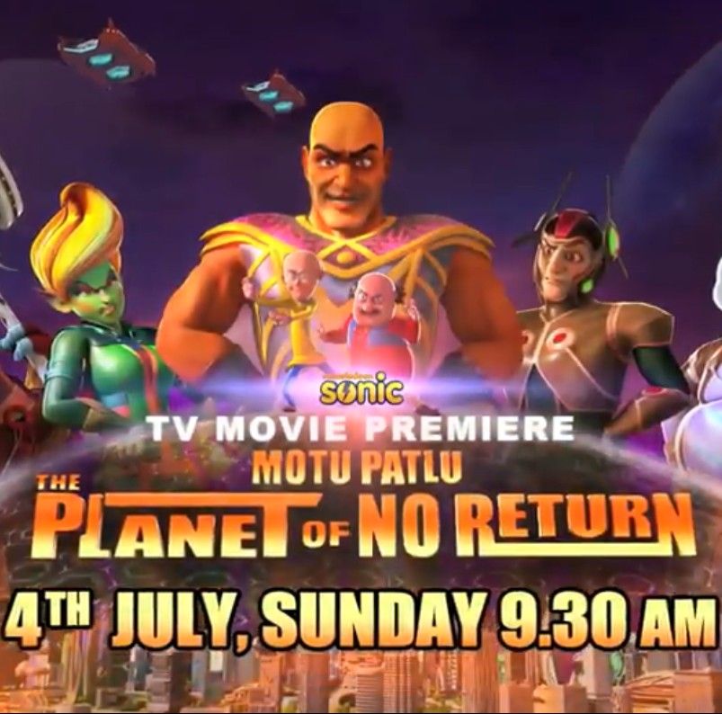 poster of Motu Patlu The Planet Of No Return (2021) Hindi HDRip