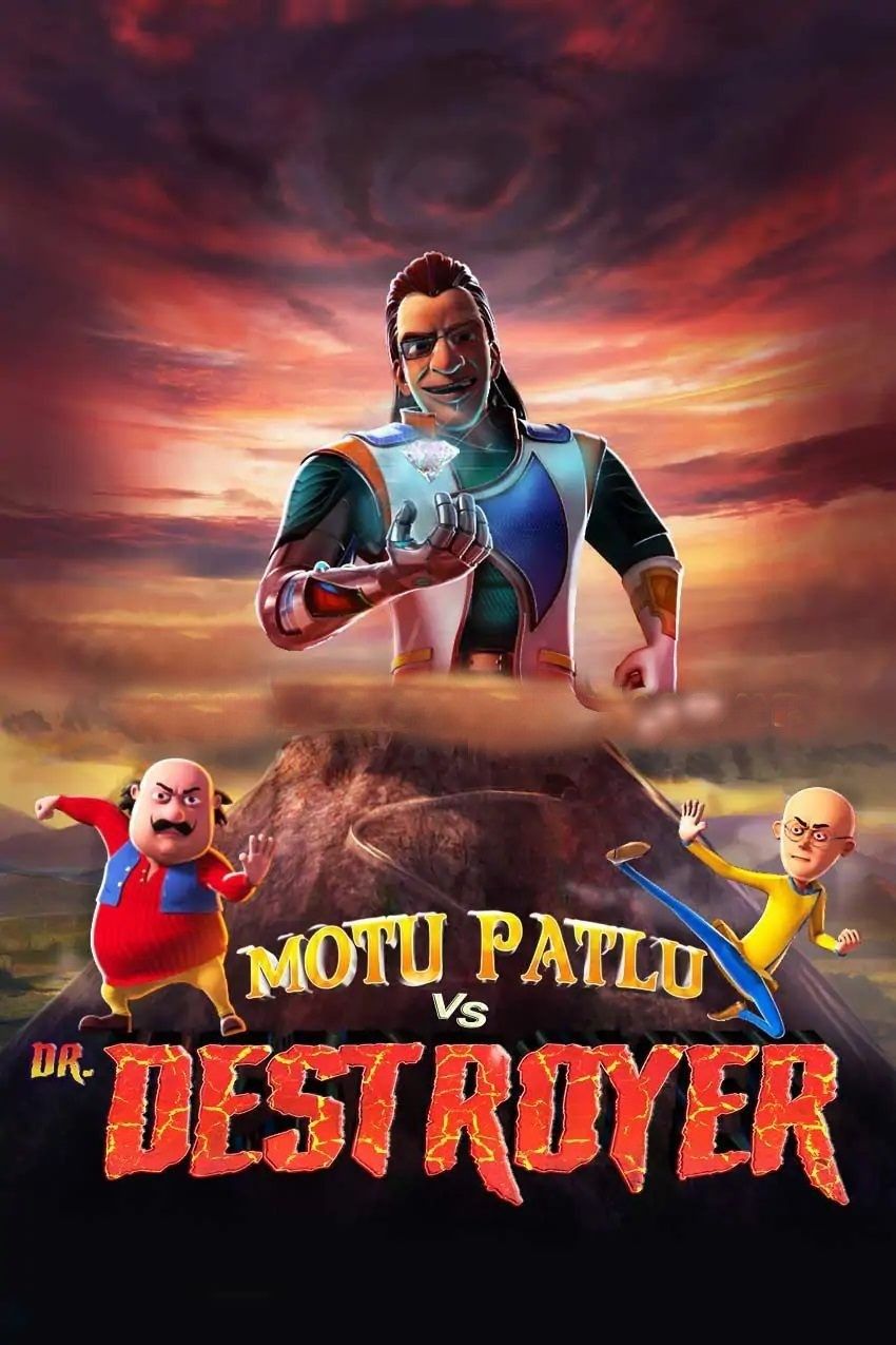 poster of Motu Patlu Vs Dr Destroyer (2021) Hindi HDRip