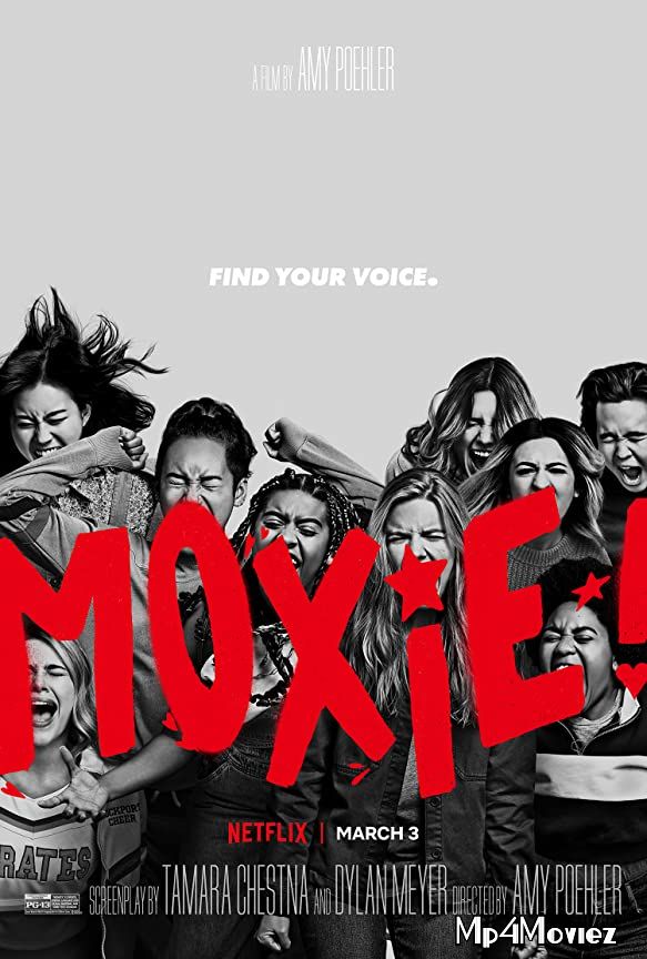 poster of Moxie (2021) Hindi ORG Dubbed Movie NF HDRip