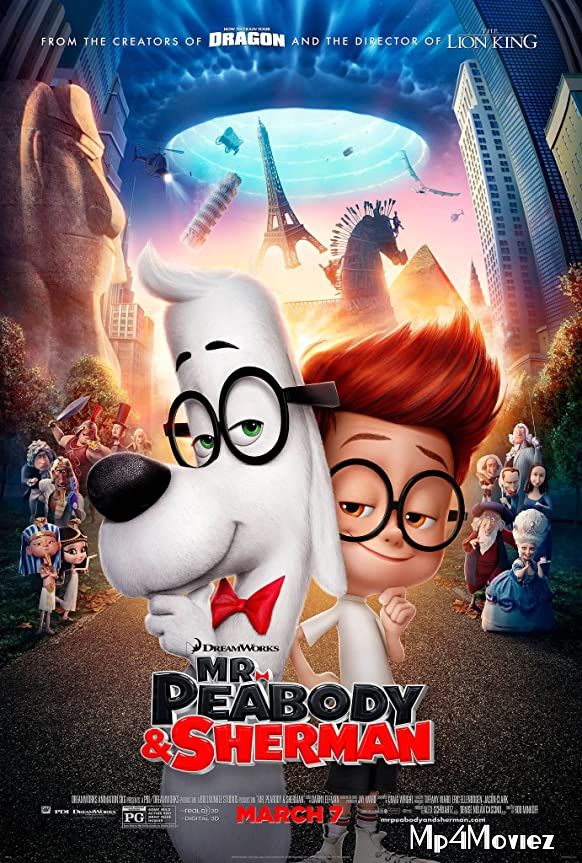 poster of Mr Peabody and Sherman 2014 Hindi Dubbed Full Movie